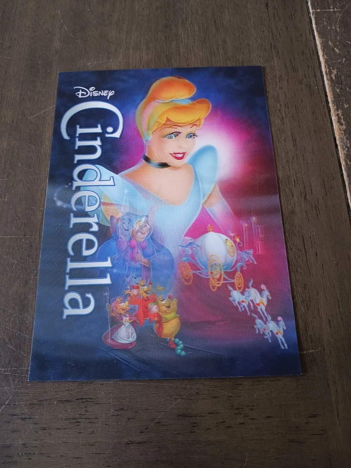 Tarjeta de coleccionista lenticular 3D edición diamante LE Cenicienta rara DMC Foto 1 de 4
