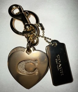 Coach Heart Bag Charm and Tag - Picture 1 of 2
