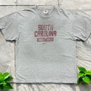 Camiseta Nike Vintage Años 90 Carolina del Sur Baloncesto Gris Granate Para Hombre Talla XL - Imagen 1 de 8