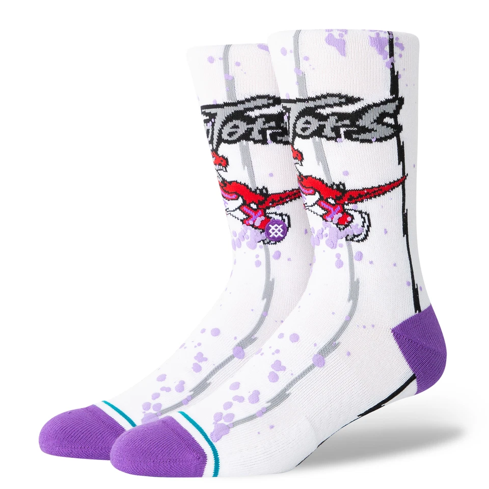 NBA X Stance Overspray Collection Crew Socks - Toronto Raptors - Image 1 of 1