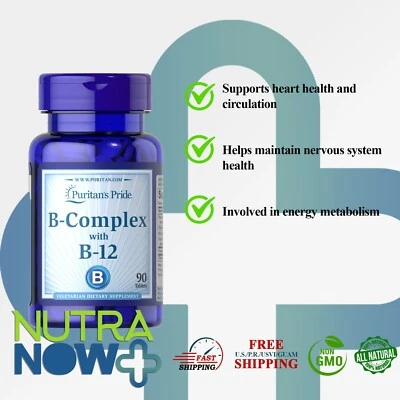 B Complex with B12 Purita's Pride Helps maintain nervous system health - Image 1 of 4