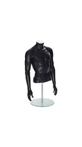 Maniquí masculino tienda minorista ventana de exhibición brazo superior del torso moda mercado corporal - Imagen 1 de 2