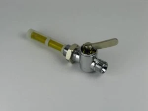 FUEL PETCOCK WITH LOCK NUT RESERVE 83-2801 TRIUMPH NORTON BSA ARIEL BRITISH - Foto 1 di 1