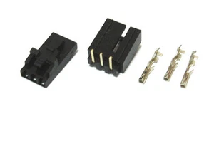 3-Pin 2520 2.54 MOLEX Latch SL Female Connector Crimp Contact Angle Header 20SET - Picture 1 of 5