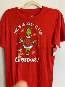 The Grinch "This is as jolly as I get" T-shirt-Kids Size M-NWOT - Picture 1 of 3
