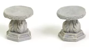 Fairy Garden Miniature Stone Stools (set of 2) by Fiddlehead - Foto 1 di 2