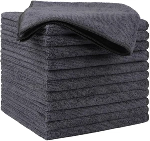 12 Piezas Paños De Limpieza De Microfibra Ultra Absorbente (16 x 16 Pulgadas) - Imagen 1 de 3