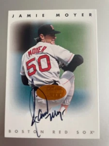 1996 Leaf Signature Series Auto Bronze Jamie Moyer Autographed Baseball Card - Picture 1 of 2