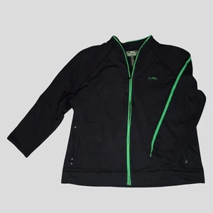 LRL Ralph Lauren Active Damen 2XL Reißverschluss Sportjacke schwarz grün Streifen Track - Bild 1 von 10