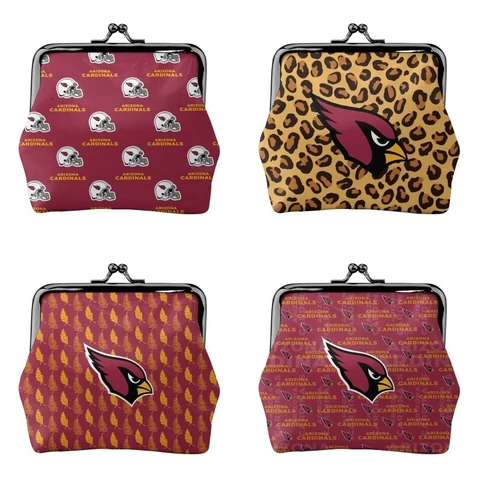 Arizona Cardinals Fans Mini Coin Purse Change Purse Coin Bag Women's Wallet Cover