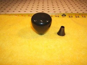 Jaguar 2004 X Type AUTOMATIC shifter wood GRAY 1 Knob with locking black 1 Nut - Picture 1 of 12