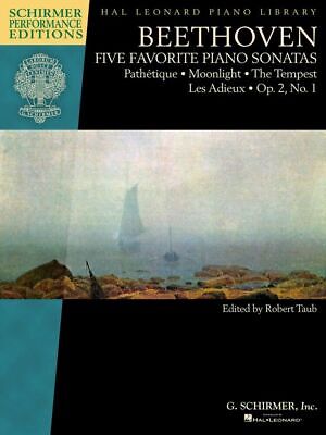 Beethoven Five Favorite Piano Sonatas - Piano...