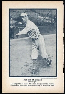 Baseball Guide Page 1931 - 1930 Leading Pitcher Lefty Grove Leichtathletik - Bild 1 von 1