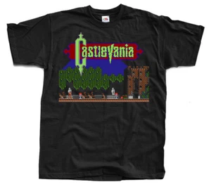 CASTLEVANIA st1 Nes T-Shirt SCHWARZ Arcade Famicom NINTENDO - Bild 1 von 1