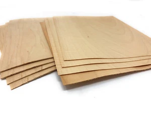 Furnier Holz Ahorn Starkfurnier Modellbau basteln Platte Wood Sperrholz werken - Bild 1 von 8