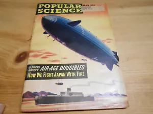 Vintage Popular Science Magazine Book May 1945 Air-Age Dirigibles - Picture 1 of 9