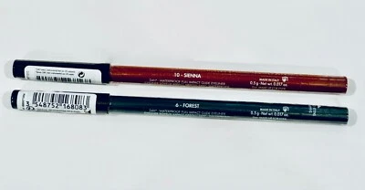 MAKE UP FOR EVER Aqua Resist Color Makeup EYE Pencil 10 SIENNA 6 FOREST, LOT - Image 1 of 3