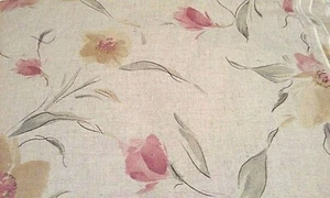 4 YARD 45" leichter Polsterstoff FLORAL - Bild 1 von 1