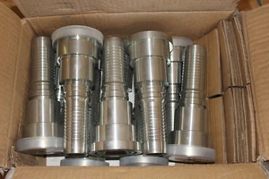 10 Caterpillar / Anchor Fluid Systems 1-1/2" Hose 2" Flange 62 Hydraulic Fitting - Picture 1 of 4