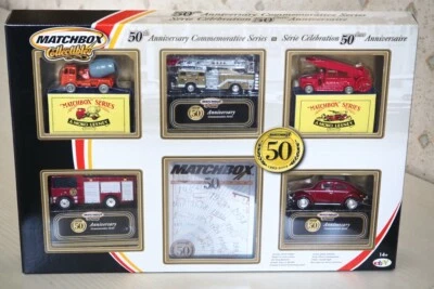 Matchbox die cast 50th Anniversary Series Set 1952-2002 fire cement Volkswagen - Image 1 of 4