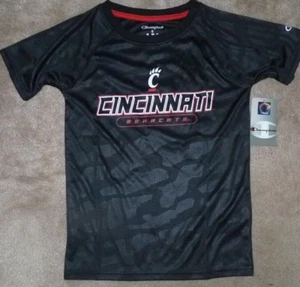 NUEVA NCAA Cincinnati Bearcats Camiseta S Pequeña 6 7 Niños Juventud Negra NUEVA CON ETIQUETAS - Imagen 1 de 1