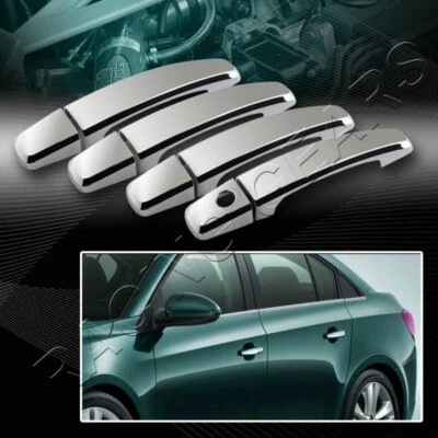 PARA CHEVY MALIBU CAMARO CRUZE ESPEJO SÓNICO CROMO MANIJA PUERTA TAPA TAPAS MOLDURA Foto 1 de 2