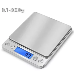 3000 g x 0,1 g gioielli in scala digitale grammo da tasca oro moneta d'argento erba cibo preciso - Foto 1 di 9