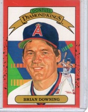 1990 Donruss Diamond Kings #10 Brian Downing California Angels