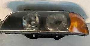 BMW E39 528i 540i Left Driver Headlight Lamp 1997 1998 1999 2000 Assembly OEM - Picture 1 of 6