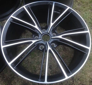 EMF Single 20" ORIGINAL Aston Martin Vanquish VORNE Alufelge: satinschwarz - Bild 1 von 7
