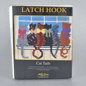 Latch Hook Rug Kit Cat Tails 33"x25" #37764 SEALED BRAND NEW - Picture 1 of 5