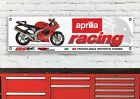 Br207b Aprilia Rsv1000 Mille Red 2003 Workshop Banner Sign