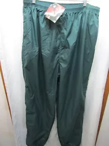 NWT MENS HALLOWAY LINED STRETCH DRAWSTRING GREEN ATHLETIC PANTS SIZE XXXL - Picture 1 of 5