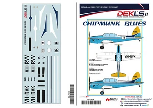 1/72 Decals-DH Chipmunk-'Chipmunk Blues' - DEKL's II - Bild 1 von 4