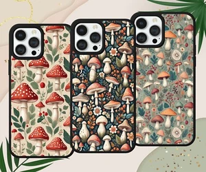 FUNDA DE TELÉFONO CON ESTAMPADO DE HONGOS PATRÓN DE OTOÑO PARA IPHONE SAMSUNG GOOGLE PIXEL - Imagen 1 de 8