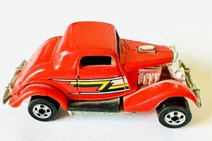 Hot Wheels Blackwall 1986 ZZ Top 3 Window ‘34 Ford Coupe Red Rock N Roll Car - Picture 1 of 7
