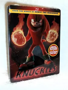 Knuckles (Blu-ray, 2024, STEELBOOK) NEW Idris Elba Adam Pally sonic the hedgehog - Picture 1 of 6