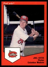 1989 ProCards Minor League Joel Estes Columbus Mudcats #128