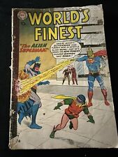 World's Finest Comics 105 Swan ALIEN SUPERMAN cvr! 1st MR MINIATURE 1959 DC O925