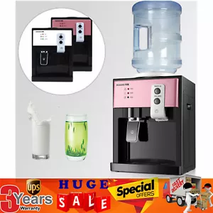 5 Gallon Top Loading Countertop Water Cooler Dispenser Warm &Hot&Cold Water! - Picture 1 of 35