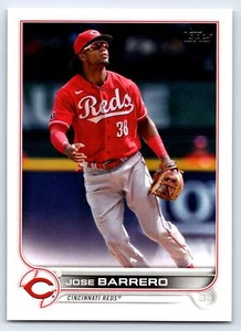 Tarjeta de béisbol 2022 Topps #485 José Barrero Cincinnati Reds - Imagen 1 de 2