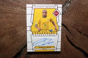 Copa Mundial Panini National Treasures 2022 Roberto Carlos firma legendaria 7/10 - Imagen 1 de 2