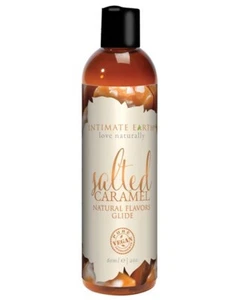 Intimate Earth Naughty Salted Caramel Glide 2fl oz Lightly Scented Lube, New - Picture 1 of 1