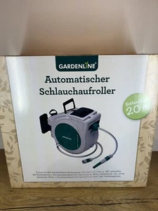 GARDENLINE Automatischer Schlauchaufroller Schlauchtrommel mit Wandhalterung - Bild 1 von 4