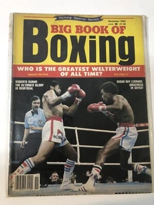 Big Book of Boxing November 1980 Sugar Ray Leonard Roberto Duran Welterweight - Picture 1 of 1