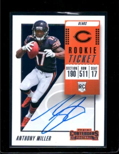 2018 Panini Contenders  #  120  Anthony Miller    RC  WR  On Card Auto  Bears - Picture 1 of 2