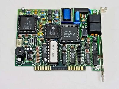 Zoom X5H1-1080K Faxmodem FC96/24 8-Bit ISA Fax Modem 10236109 Card - Image 1 of 4