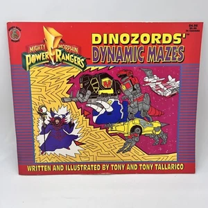 Libro de bolsillo Mighty Morphin Power Rangers Dinozords’ Dynamic Mazes Vint 1994 - Imagen 1 de 11