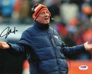 JOHN FOX SIGNED AUTOGRAPHED 8x10 PHOTO DENVER BRONCOS PSA/DNA - Picture 1 of 2