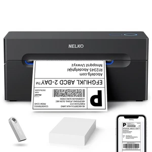 Bluetooth Thermal Shipping Label Printer, Wireless 4x6 Shipping Label Printer... - Picture 1 of 9